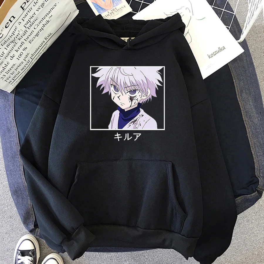 Japan Anime Hunter X Hunter Killua Männer Frauen Hoodies anime Harajuku Plus Größe Sweatshirt pullover mit kapuze Casual hoodie unisex