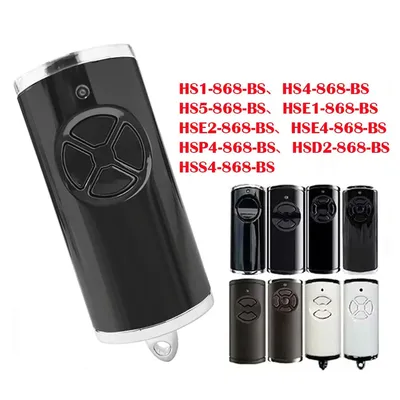 868MHz Garage Door Opener Replacement Garage Door Openers for Bisecur HSE1 HSE2 HSE4 HS1 HS4 HS5 BS