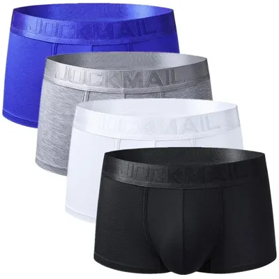4 Teile/los Unterwäsche Männer Boxer männer Unterhose Shorts Mann Höschen Boxershorts Boxer Hombre Ropa Interior Hombre Modal Atmungsaktiv Image
