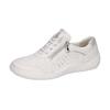 Slip-On Sneaker WALDLÄUFER "K-MILENA", Damen, Gr. 6,5, silber (weiß, silberfarben), Nappaleder, Nubukleder, kontrastfarbene Details, casual, Schuhe, Bequemschuh, Komfortschuh in extrabreiter Schuhweite K