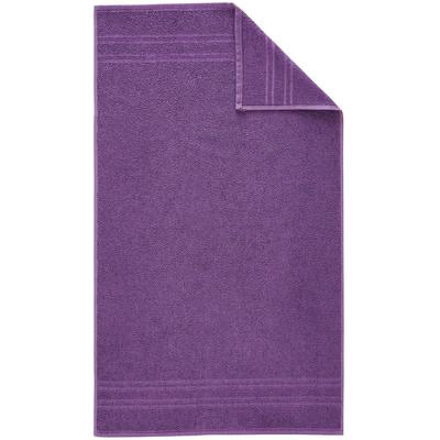 Handtuch DYCKHOFF "Saphir Friseurhandtücher", lila (beere), B:47cm L:85cm, Frottier, Frottier, Handtücher (Packung), Farbecht und besonders strapazierfähig, 47x85 cm Image