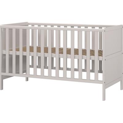 Babybett GERMANIA "GW-Alkmaar", braun (kaschmir), B:142cm H:86cm T:75cm, Massivholz, HDF, Babybetten, mitwachsendes Kinderbett mit einer Belastbarkeit von 80kg