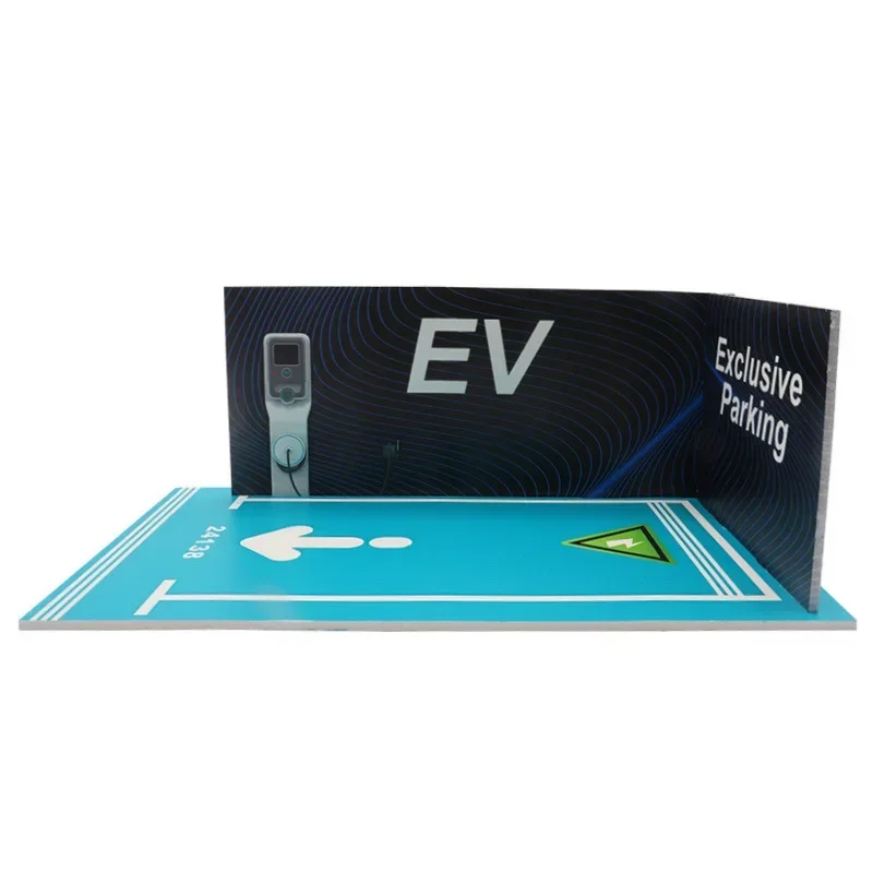 1:32 1:24 Diorama Garage für Diecast Modellauto Spielzeug Vitrine PVC Parkplatz Modell Simulation Miniatur Parkplatz Szene