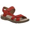 Sandale JOSEF SEIBEL "Brenda 03", Damen, Gr. 39, rot (rubinrot), Leder, casual, Schuhe, mit Lederinnenausstattung