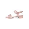 Sandale HENRY STEVENS "Audrey S30", Damen, Gr. 40, rosa (kupfer), Leder, Basic, Schuhe