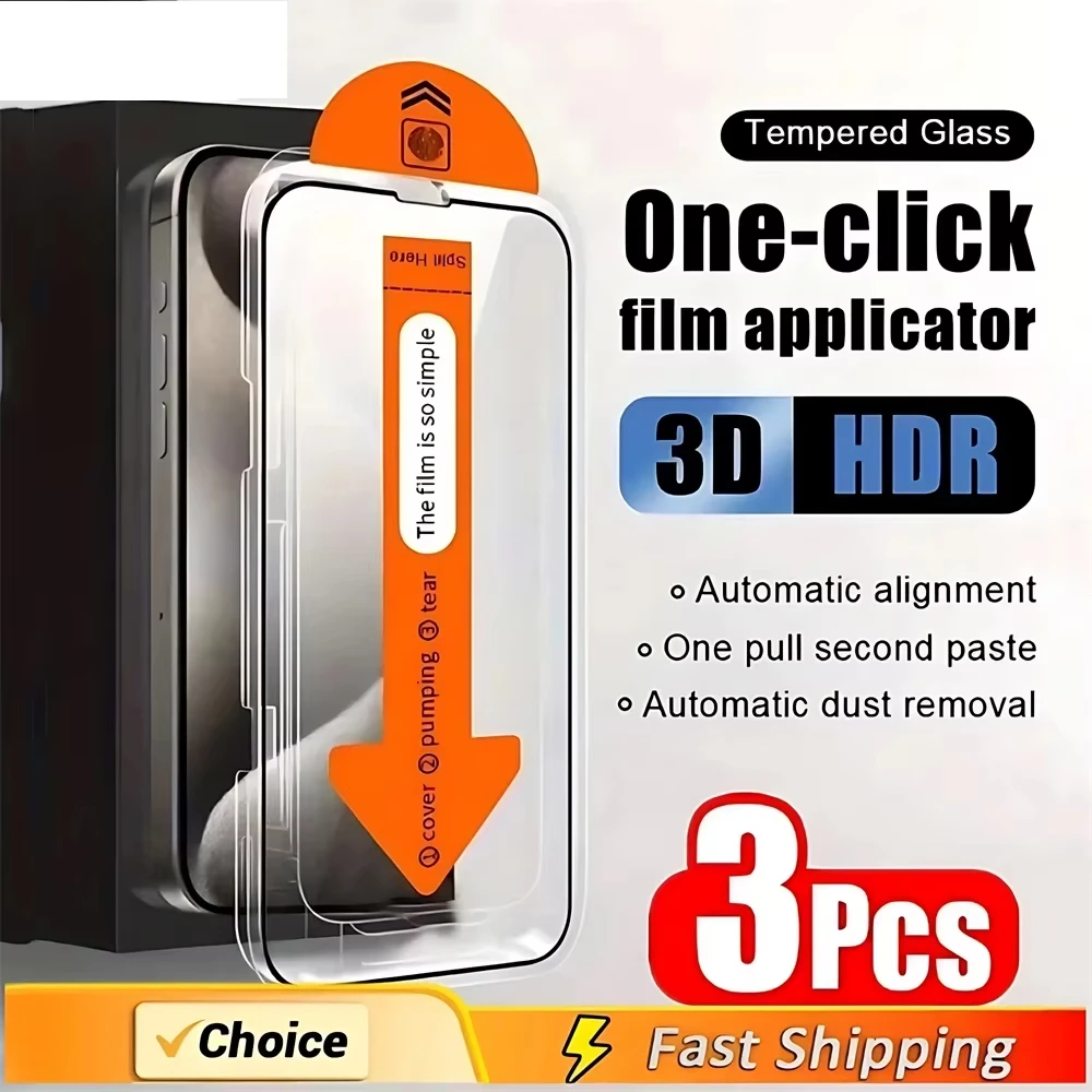 1-3PCS 8K Staubfreies Glas Für Poco X6 F6 M6 Pro Gehärtetem Glas Film Für Redmi Hinweis 13 12 11 10 9 8 Pro 13T Oleophobe Beschichtung Image