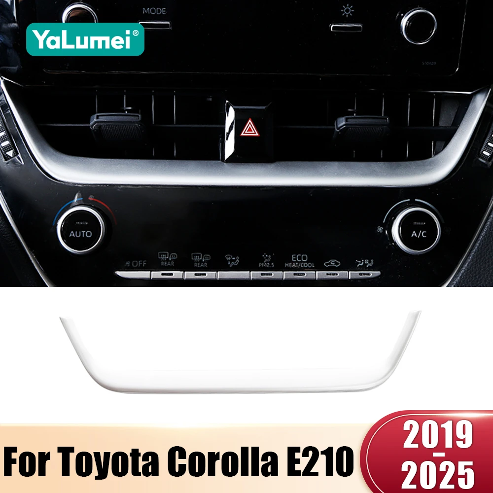 Für Toyota Corolla E210 2019 2020 2021 2022 2023 2024 2025 Hybrid ABS Ca Zentrale Steuerung Klimaanlage Vent Outlet Abdeckung trim Image