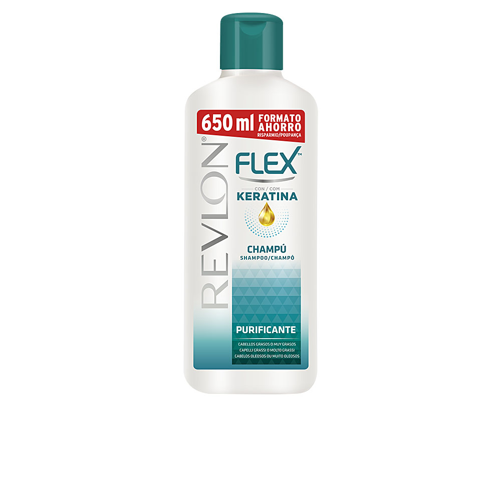 Flex Keratin Reinigendes Shampoo Für Fettiges Haar, 650 ml Image