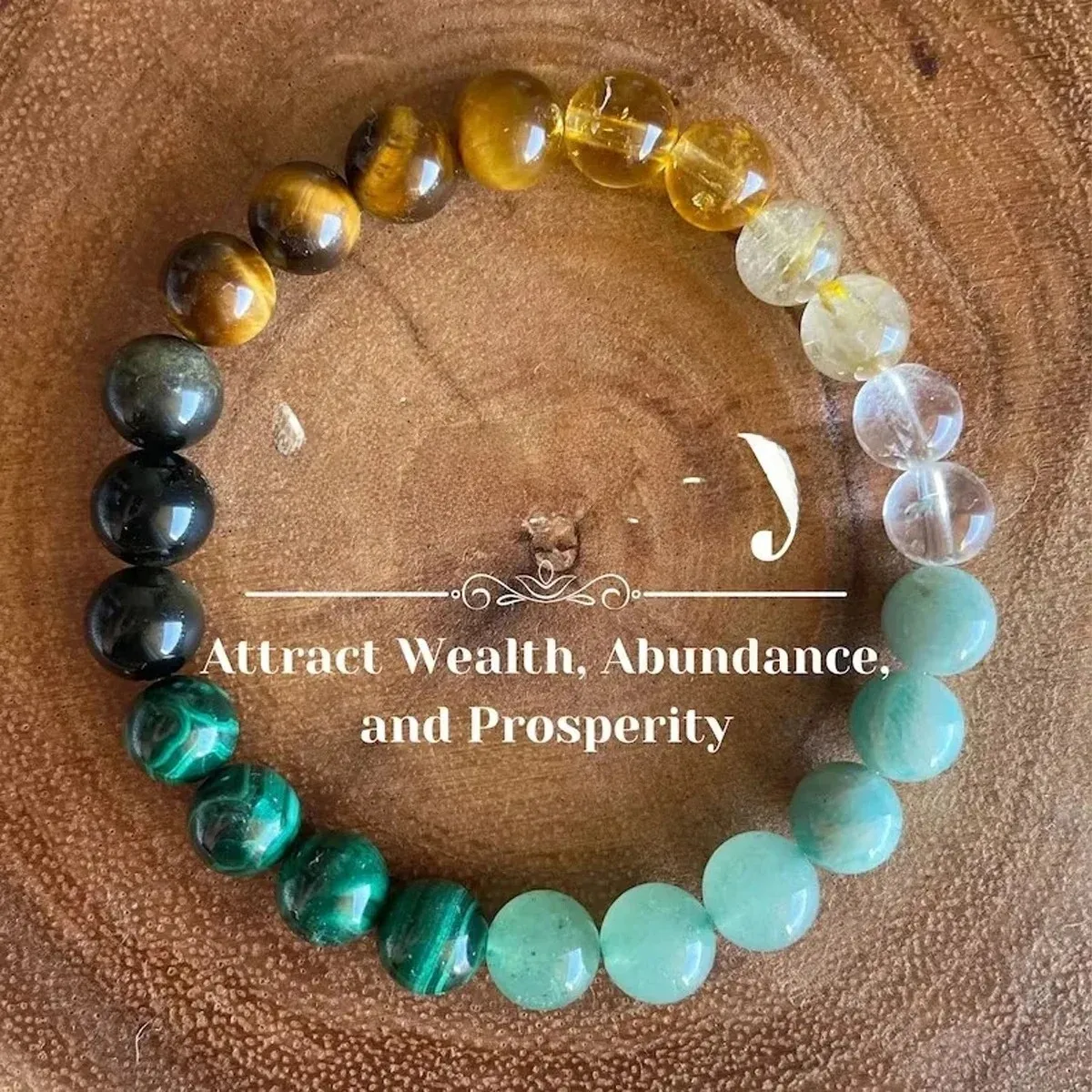6 Styles Bracelet,Money Bracelet,Empath Protection Bracelet,Grounding & Protection Bracelet,Self-Love Bracelet