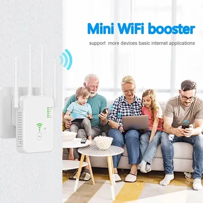 Router Wireless Repeater 1200Mbps Wifi Signal Booster Dual-Band 2.4G 5G WiFi Extender Gigabit WiFi