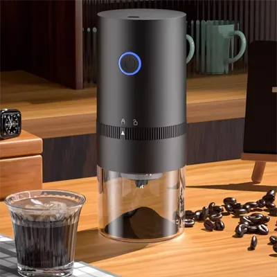 Portable Coffee Grinder TYPE-C USB Charge Professional Ceramic Grinding Core Coffee Beans Mill