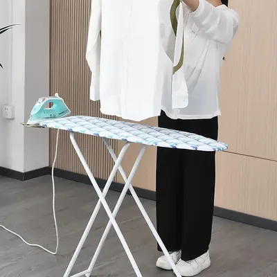 Height Adjustable Ironing Board Adjustable Height Desktop Ironing Board with Heat-resistant Cover