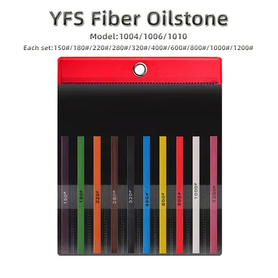 1 Set YFS Fiber Oilstone Whetstone Abrasive For Mold Polishing After EDM 1004/1006/1010 Model