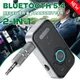 Adattatore audio AUX per auto Bluetooth 5.4 aggiornato Trasmettitore ricevitore wireless per musica stereo HiFi da 3,5 mm con chiamate con microfono per kit auto
