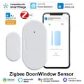 EWeLink APP Smart ZigBee Sensore per porte e finestre Domotica intelligente Rilevatore di porte aperte e chiuse per Alexa Google Home Assistant