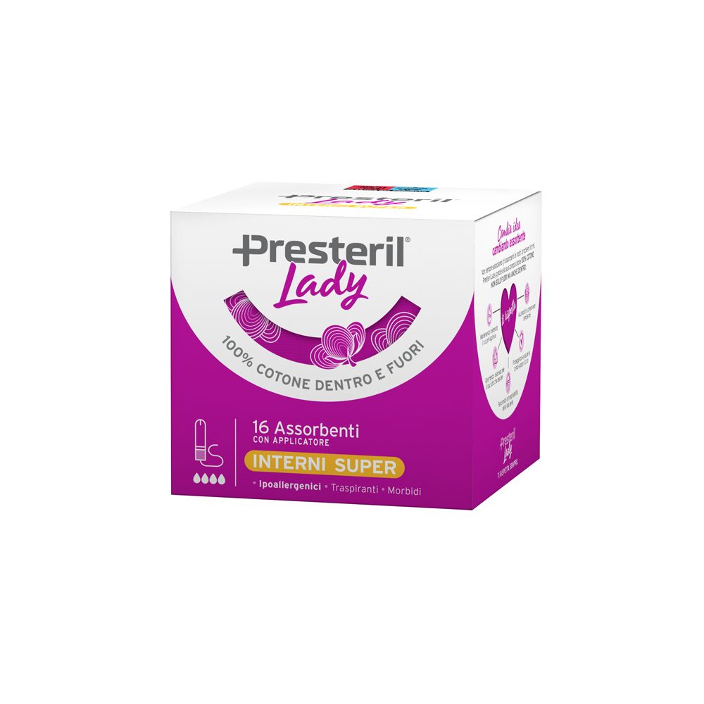 PRESTERIL Lady Assorbenti interni SUPER 16 pz Altro