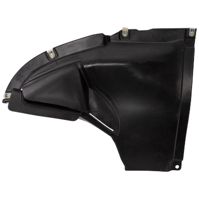 JC Whitney Fender Liner, Front, Passenger Side, Front Section, 1-year unlimited-mileage warranty RB22210111