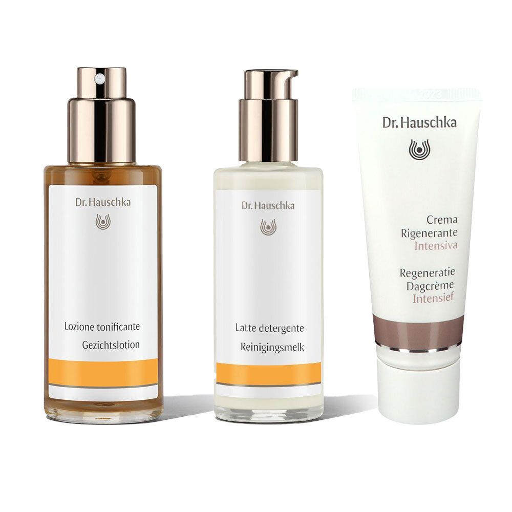 Dr. Hauschka Latte Detergente + Lozione Tonificante Crema Rigenerante