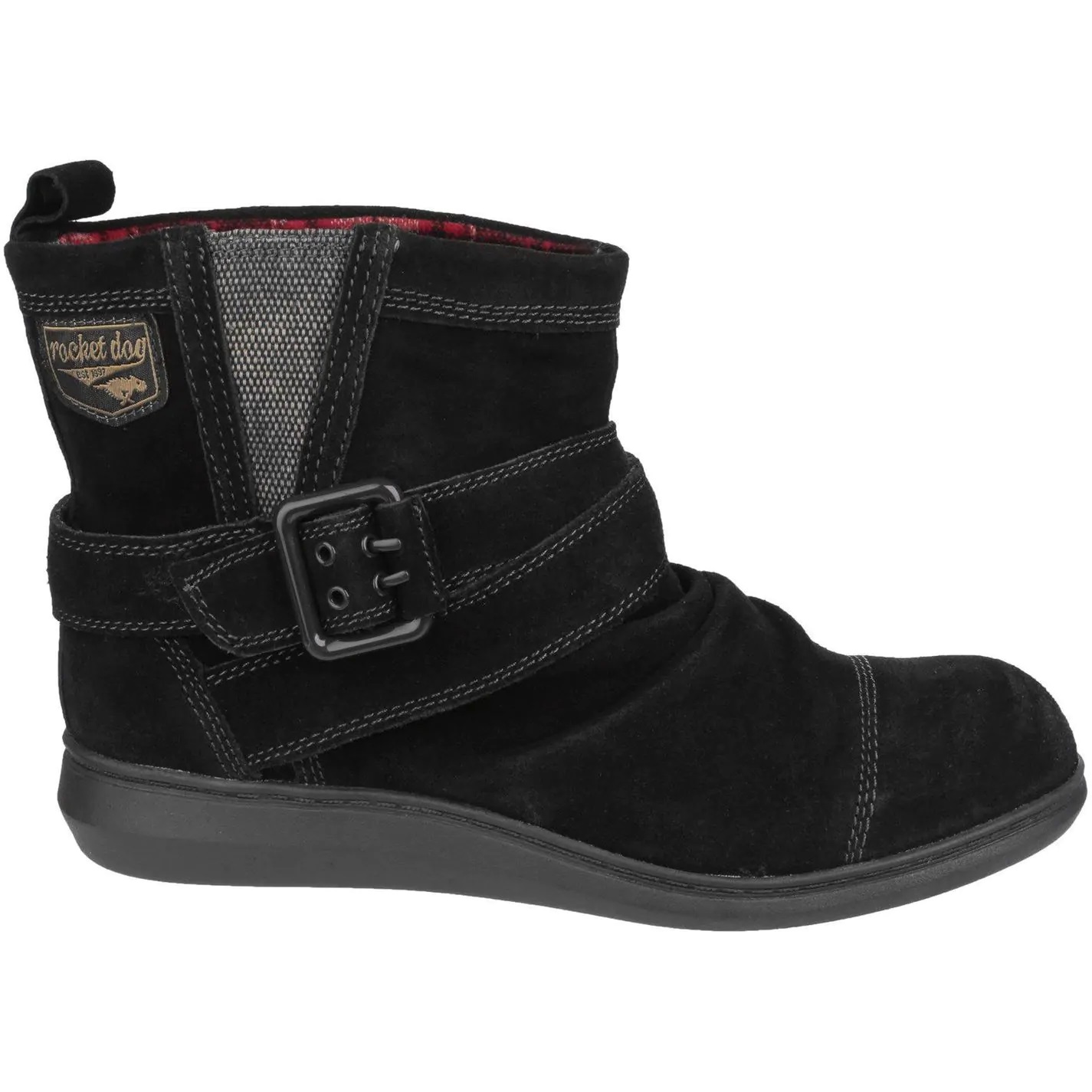 Rocket Dog Womens/ladies Mint Pull On Ankle Boots (black) - Size UK 7 | Rocket Dog Sale | Discount Designer Brands