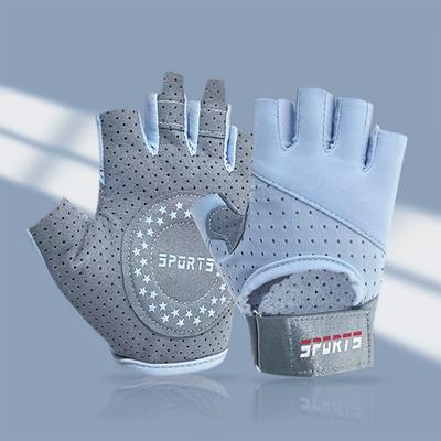 TEMU Women's Thin Fingerless Gloves For All Seasons, Yoga Fitness Cycling Outdoor Sports Gloves Image