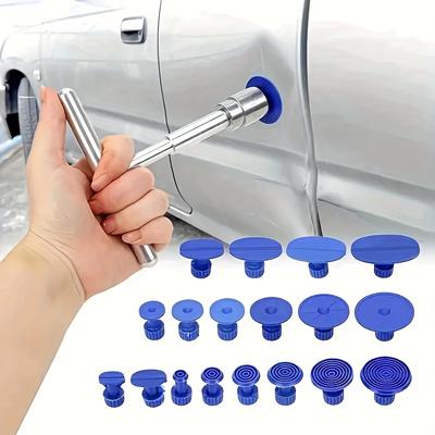 TEMU 19pcs Car Dent & Hail Repair Tool Kit - Cast Iron, No Required, Manual Image
