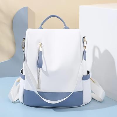 TEMU Anti-theft Travel Backpack Purse, Anti-theft Large Capacity Schoolbag, Lightweight Shoulder Bag Image