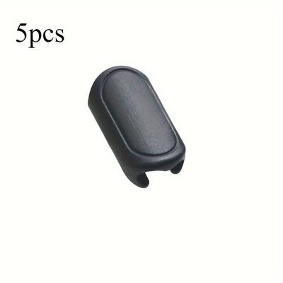 TEMU 1pc, Mountain Bike Cable Clamp, Pp Plastic U-shaped , Bike Wire Organizer, Folding Bike C , Black, For Brake Variable Speed Cable Pipe Fixing Image