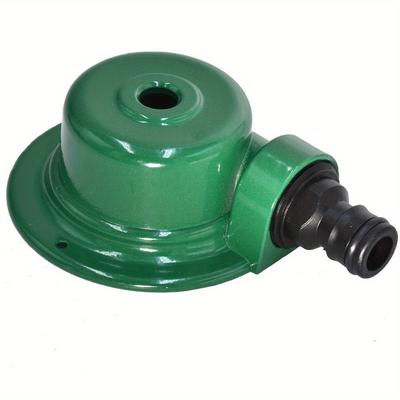 TEMU Green Zinc Alloy Nozzle For Lawn Sprinklers, Ideal For Large-scale Watering And Outdoor Water Activities On Grass. Image