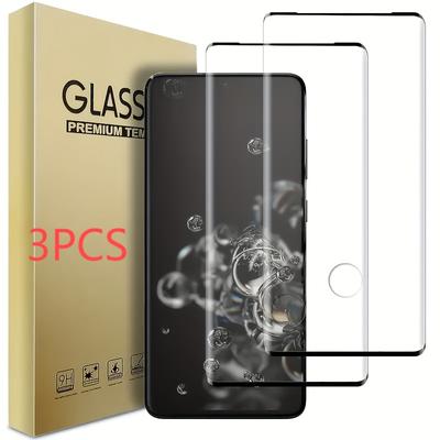 TEMU 3-pack Tempered Glass Screen Protector S20 Series - , -resistant, , Kit Image