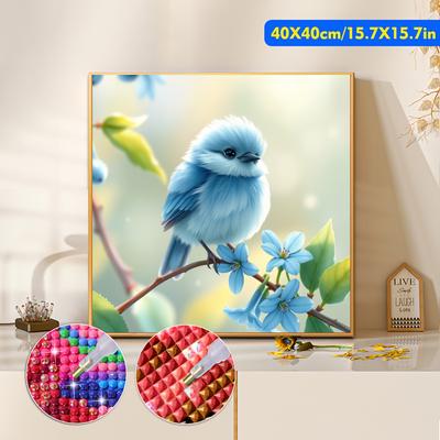 TEMU Jozysh 1pc 5d Diy Diamond Painting Kit, 30x30cm/40x40cm, Round & Square Acrylic Diamonds, Animal Theme, Guitar Falls Design, Handmade Art For Home Office Wall Decor, Craft Gift Image