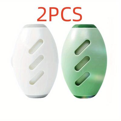 TEMU 2pcs Reusable Lint Rollers With Strong Adhesive, Washable For Cleaning Hair And Pet Fur From Clothes And Furniture, No Electricity Required. Image