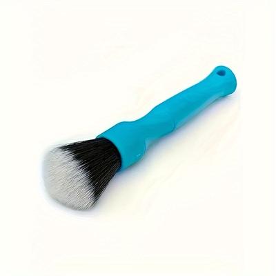 TEMU Synthetic Bristle Car Detailing Brush - Ideal For Interior Cleaning & Dust Removal, Perfect Gift For Image