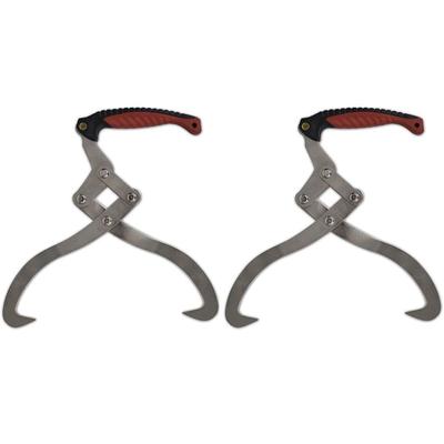 TEMU 2pcs Log Tongs With Tpr Handle Image