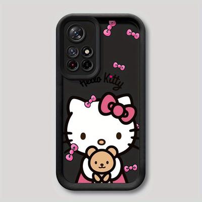 TEMU Phone Case For Xiaomi Pro 11 12s 11s 10 10s Silicone Cover Protective High- Shockproof Pink Print Cartoon Hello Kitty Image