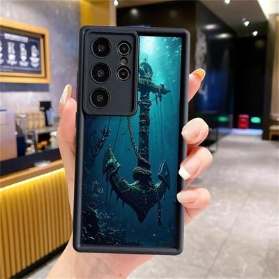 TEMU Protective Cover For Galaxy Models S25, S23 Plus, Fe, S24 Ultra, S22, S21 Plus, S20, And S25 Ultra Featuring An Anchor Image