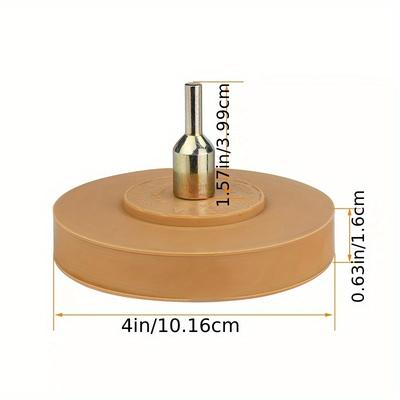TEMU 1pc Decal Remover Eraser Wheel Car Polishing Kit Adhesive Sticker Pinstripe Clean Rubber Grinding Wheel Image