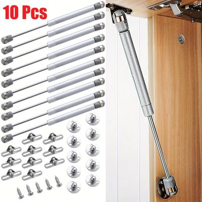 TEMU 10pcs Gas Spring Strut Prop Shock Lift Kitchen Cabinet Lid Support Door Hinge Image