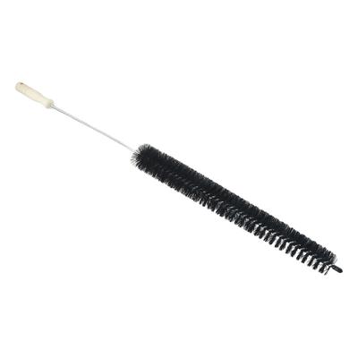 TEMU Radiator Cleaner Brush With Wooden Handle – Nylon Bristles For Efficient Dust & Lint Removal On Vents, Air Conditioners, Refrigerators, Dryers, And More – Black Image