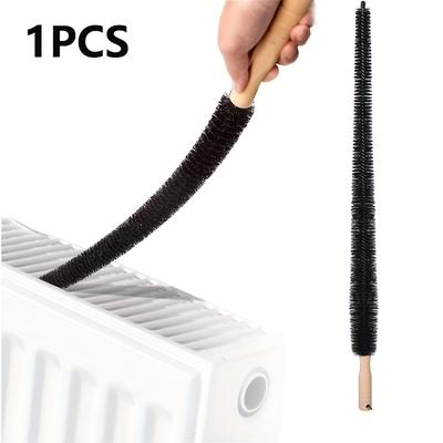 TEMU 1/2pcs Radiator Dust Remover, Long And Slim Multi-functional Cooling Fan Cleaning Brush For Efficient In Office And Home Image