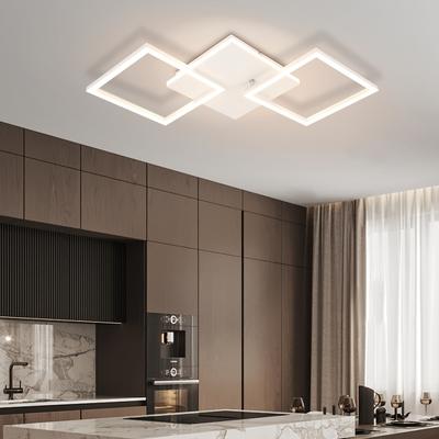 TEMU Ceiling Light For Bedroom With Led - 32w Kitchen Light Dimmable Living Room Light Modern Light White/black Bedroom Ceiling Light For Office Children's Room Image
