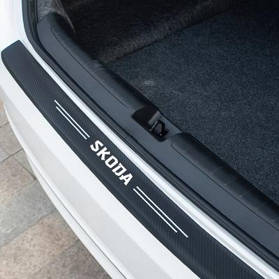 "TEMU 5pcs Carbon Fiber Protectors - Durable Carbon With "" Branding, Anti-scratch Protection For Car Doors, Trunk, And Hinges, Trunk Protection | Carbon | Durable Trim, Trunk Protector" Image