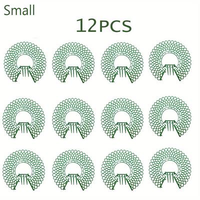 TEMU 12 Strawberry Stands, Plant Stand Strawberry Planting Rack Protector, With 3 Strong Supports, Green Strawberry Planting Rack Planting Rack Stand Cage, For Garden To Avoid Ground Rot Image