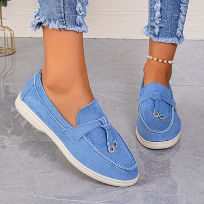 TEMU New Stylish Thick-soled Slip-on Flats For Women, Commuting And Versatile. Image
