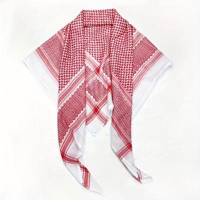 TEMU Men's Arab Scarf, Saudi Dubai Headwear Image