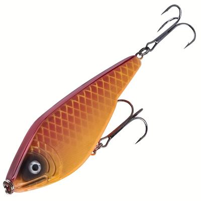TEMU 1930s Vintage Style Dogfish Jerkbait Fishing Lure, 9cm, 26g - Abs Material With Rattle Beads, Lifelike Design For Freshwater And Saltwater Fishing, Fishing Lur Image