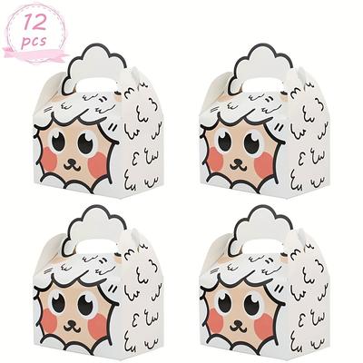 TEMU 12pcs Eid Al-fitr Lamb Tote Box Gift Box, Small Business Supplies, Packaging Box, Party Favors, Birthday Decor, Wedding Decoration, Party Supplies, Eid Mubarak Image