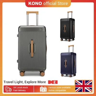 Kono 24" Lightweight Hardshell Suitcase - ABS+PC Check-In Luggage with TSA Lock & 4 Spinner Wheels