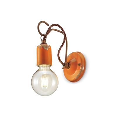 Ferroluce Wandleuchte C665 im Vintage-Stil, orange Image