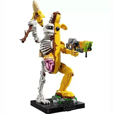 Kalein Kreative Serie Schädel Banane Mann Modell Baustein Set Kinder Lernspielzeug Image