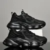 Männer Turnschuhe Plattform Laufschuhe Trend Straße Sportlich Männlich Basketball Schuhe Schwarz Walking Casual Schuh Plus Größe 48, Männer Schuhe
